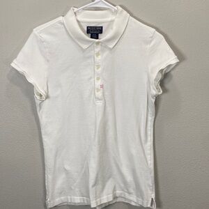 Vintage polo‎ jeans Ralph lauren polo shirt white top
